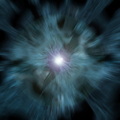 Image showing blue blast