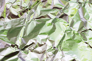 Image showing Wrinkled foil