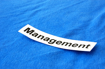 Image showing management