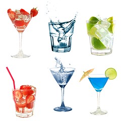 Image showing cocktail collection