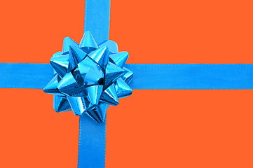 Image showing Christmas Gift with ribbon