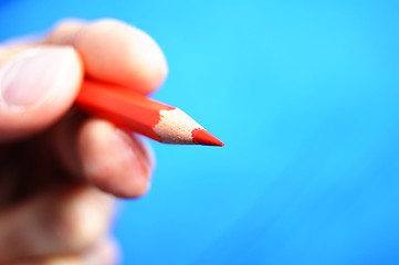 Image showing hand pen and copyspace