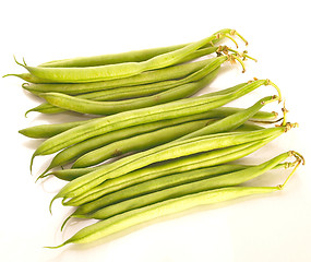 Image showing dwarf beans in a bunch