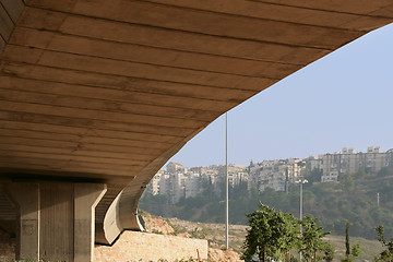 Image showing under side of a bridge