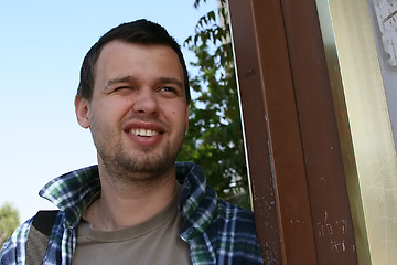 Image showing a young man smiling