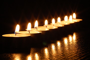 Image showing romantic candles