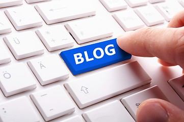 Image showing blog key