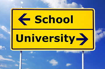 Image showing school and university education