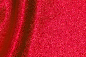 Image showing red satin background