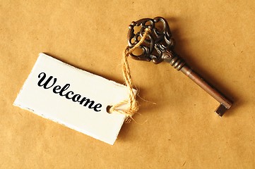 Image showing welcome