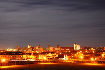 Image showing skyline at night