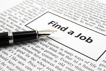 Image showing find a job