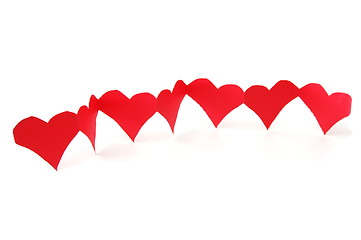 Image showing red hearts showing love