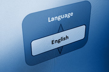 Image showing select language