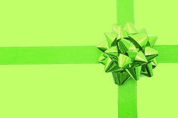 Image showing Christmas Gift with ribbon