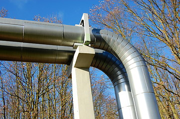 Image showing industrial oil pipeline