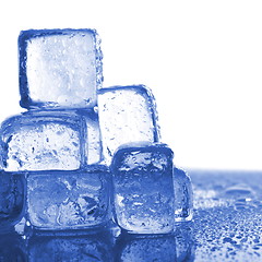 Image showing ice cubes