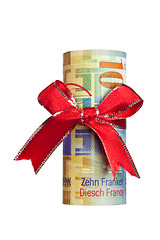 Image showing Swiss money gift