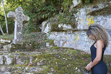 Image showing Woman praying