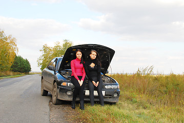 Image showing broken car