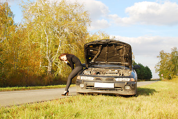 Image showing broken car