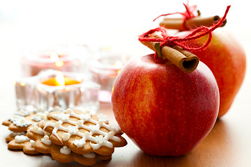 Image showing Christmas apples