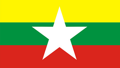 Image showing myanmar flag