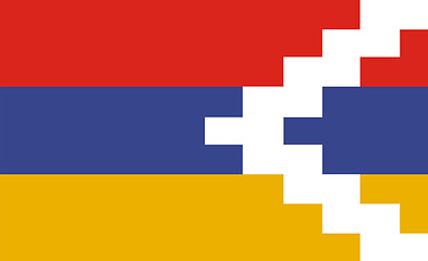 Image showing nagorno karabakh flag