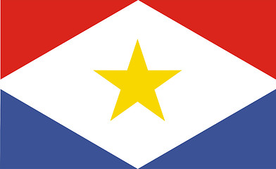 Image showing saba flag