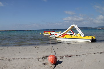 Image showing tramp boats on the water
