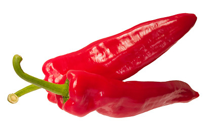 Image showing two chilli peppers