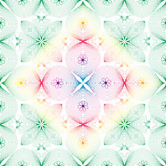 Image showing Seamless floral pattern