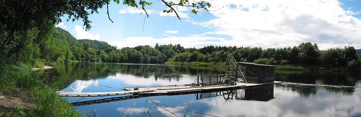 Image showing Summer by the river