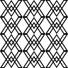 Image showing seamless fashion geometric patterns 