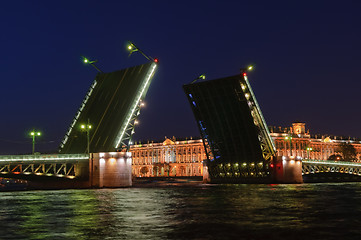 Image showing Saint Petersburg, Russia, Drawbridge