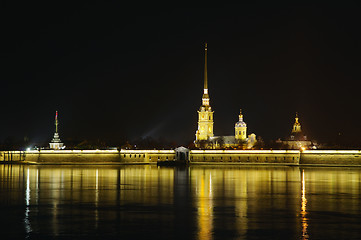 Image showing Saint Petersburg, Russia, night view