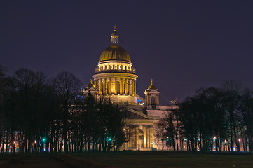 Image showing Saint Petersburg, Russia, night view