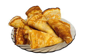 Image showing Pancakes on a plate.