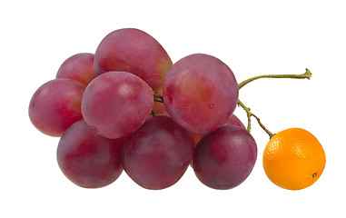 Image showing Red grapes symbolizing the difference