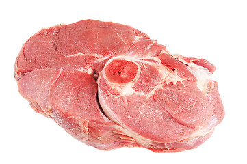 Image showing Raw steak with bone