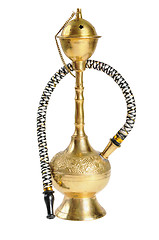 Image showing A small old hookah