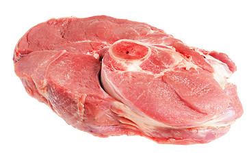 Image showing Raw steak with bone