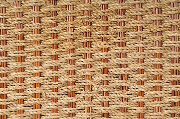 Image showing Woven basket background