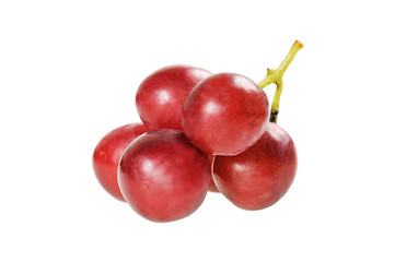 Image showing Bunch of red grapes