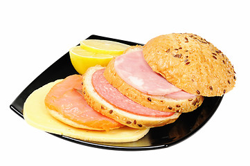 Image showing Sandwich on a plate