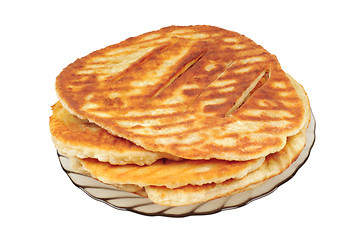 Image showing Baked tortillas on a plate