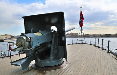 Image showing St. Petersburg. Russia. Landmark cruiser 