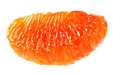 Image showing Orange slice peeled