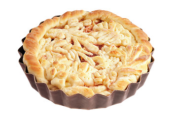 Image showing Pie with decorative ornaments