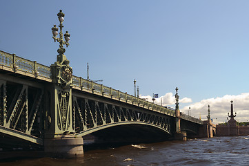 Image showing Russia, Saint-Petersburg, Troitsky Bridge
